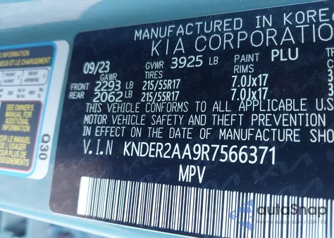 2024 Kia Seltos Ex из США, поврежденный, VIN KNDER2AA9R7566371